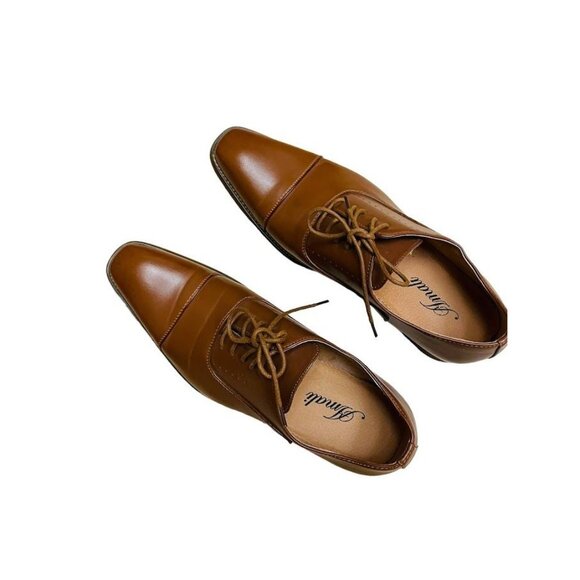 Amali Mens Oxford Dress Shoes Brown Cap Toe and Lace-Up Size 10.5‎ main image 11